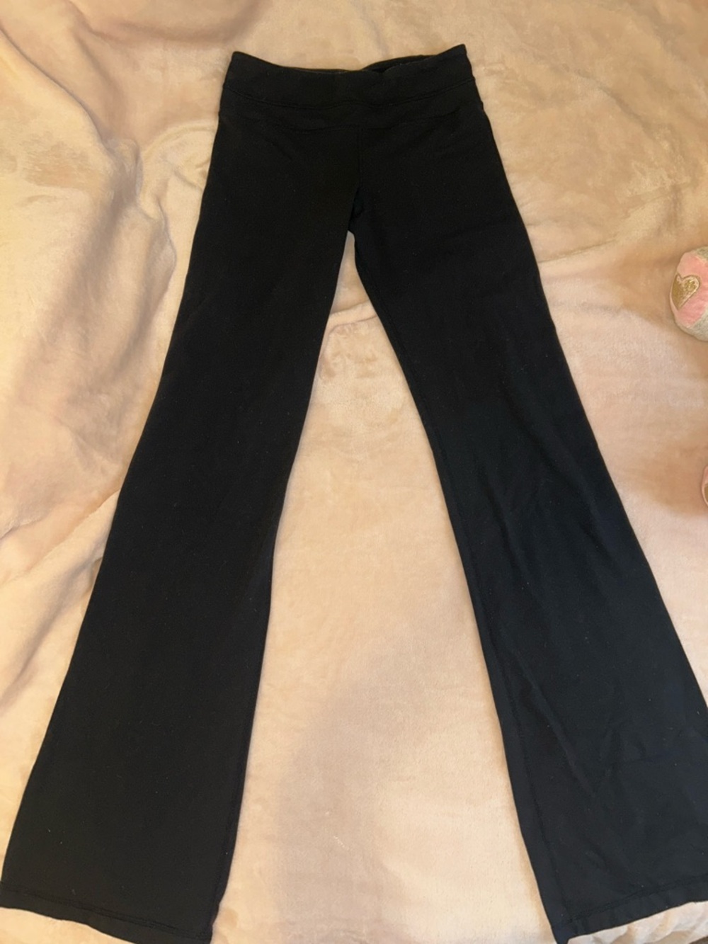 Black Lululemon Flared Leggings